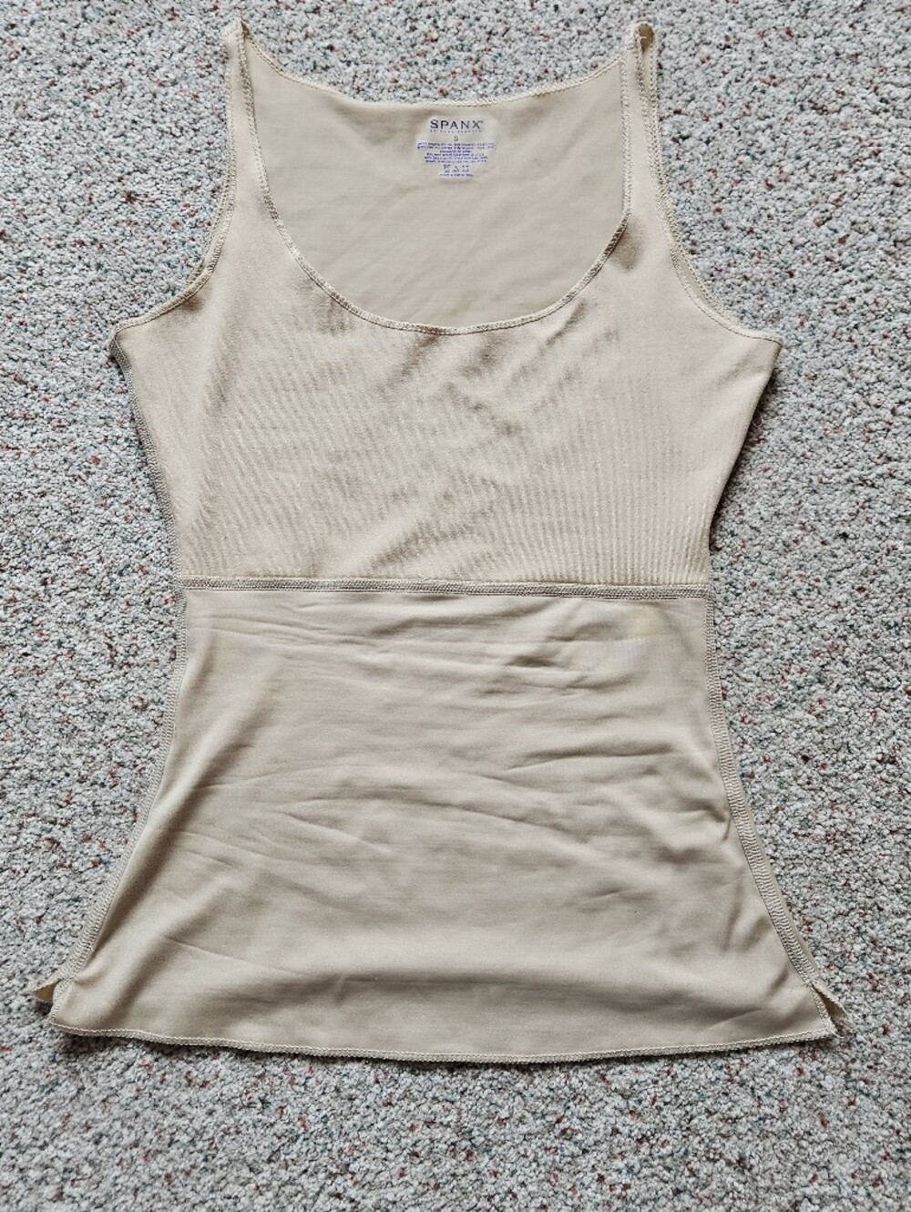 SPANX Camisole Top Neutral Polyester Spandex Shapewear S
